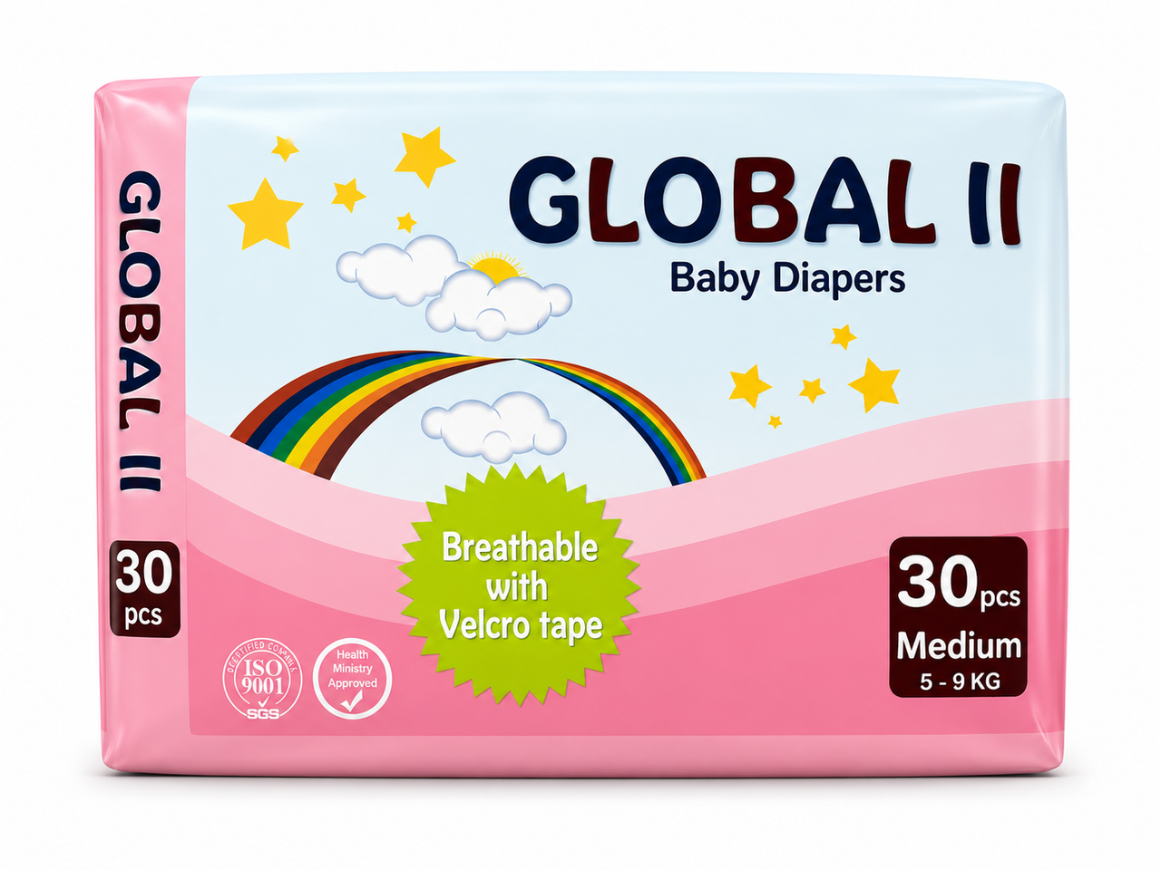 Global (M) 6–11kg 30pcs