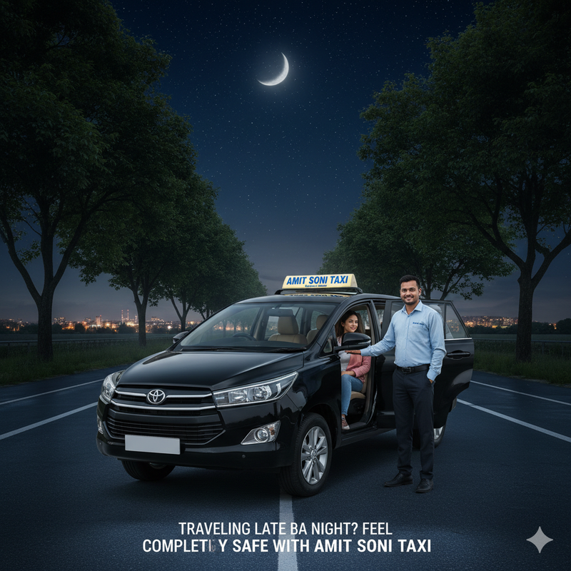Amit Soni Taxi – देर रात सुरक्षित टैक्सी सेवा