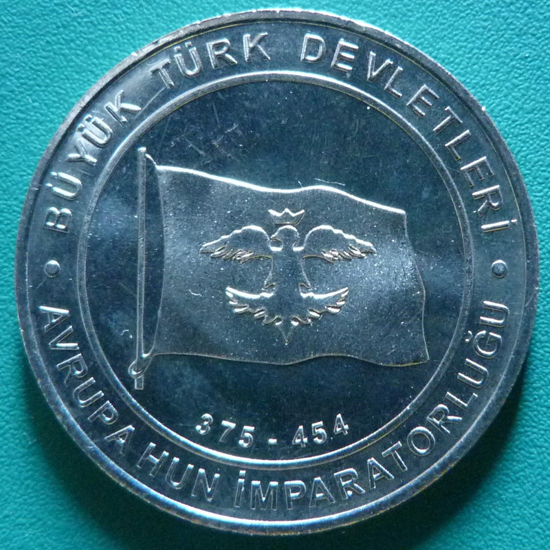 Turquía. Los Dieciséis Grandes Imperios Turcos TUR-1-Kurus-2015-Imperio-Huno-rev