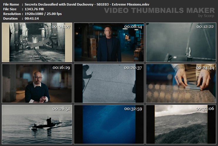 Secrets Declassified with David Duchovny S01E03 Extreme Missions mkv