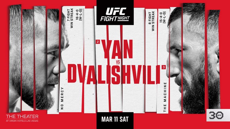 Пуснаха постера за UFC Fight Night: Ян - Двалишвили