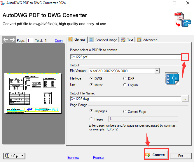Working with AutoDWG PDF to DWG Converter Pro 2024 v4.7 full Working with AutoDWG PDF to DWG Converter Pro 2024 v4.7 full