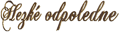 ODPOLEDNE