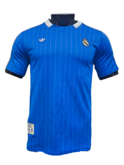 2526 Season Real Madrid Blue Casual Player Jersey