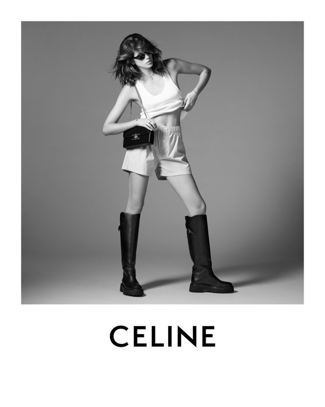 Celine sceglie ancora Kaia Gerber come volto della campagna FW22-23