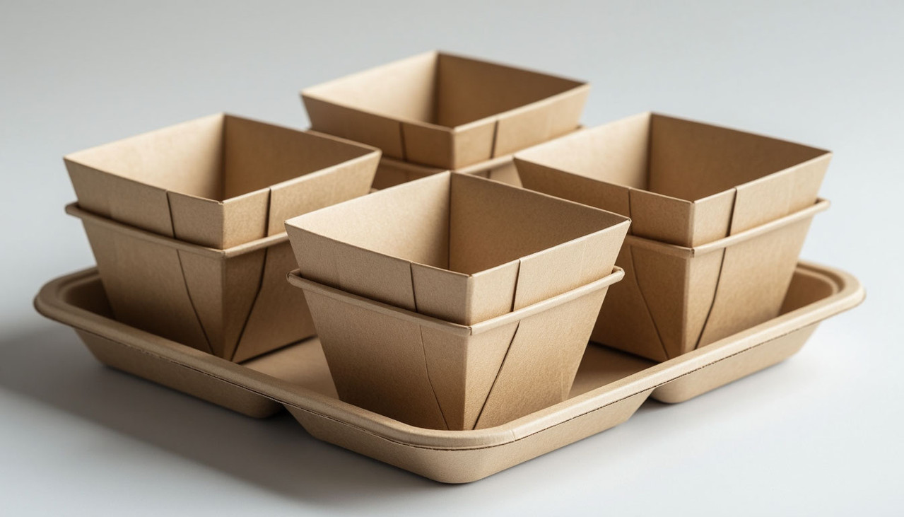 Контейнер бумажный для салата