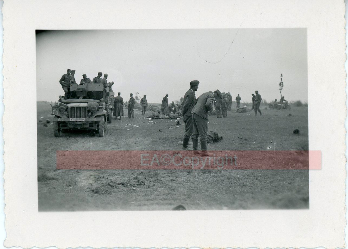 Kämpfe Russland TOP 2cm Flak auf Halbkette Foto