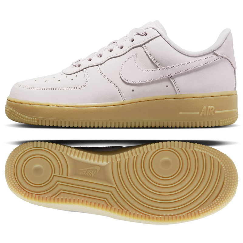 Nike Air Force 1 PRM Pearl Pink/Gum Brown DR9503-601 Women Shoes
