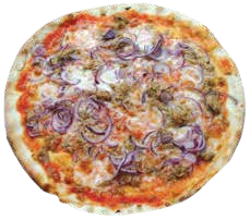 Pizza tonno e cipolla