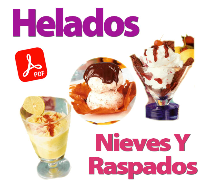 Curso elaboración helados granizados nieves raspados conos Pdf