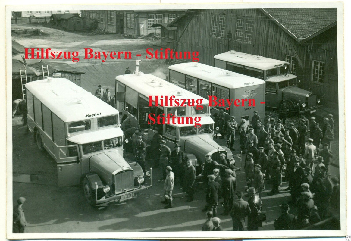 HILFSZUG BAYERN - FAHRZEUG  MAGIRUS  LASTWÄGEN -