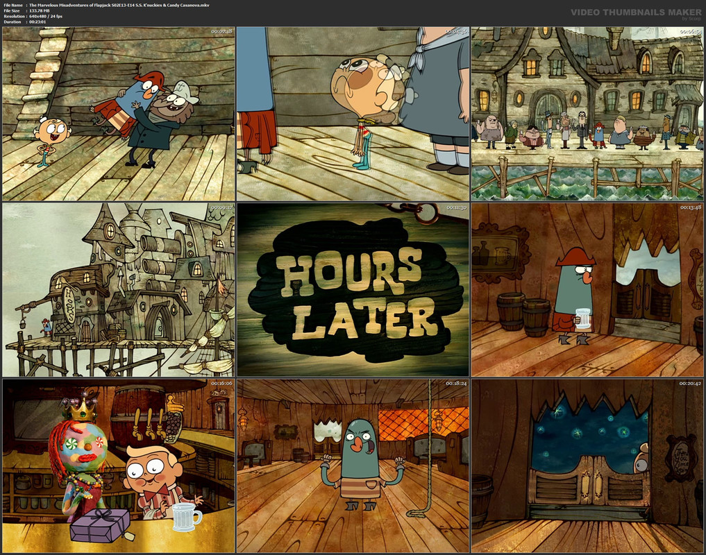 The Marvelous Misadventures of Flapjack S02E13-E14 S.S. K'nuckies & Candy Casanova.mkv