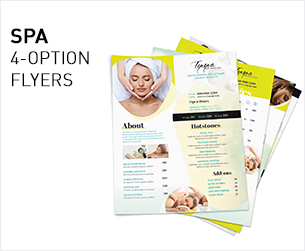 Spa Flyers 12 – 4 Options - 2