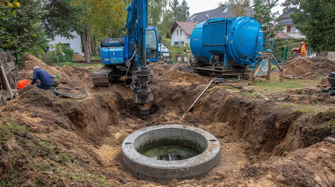 откачка канализации в частном доме