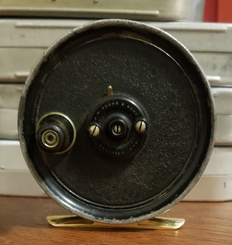 Young brass foot spool