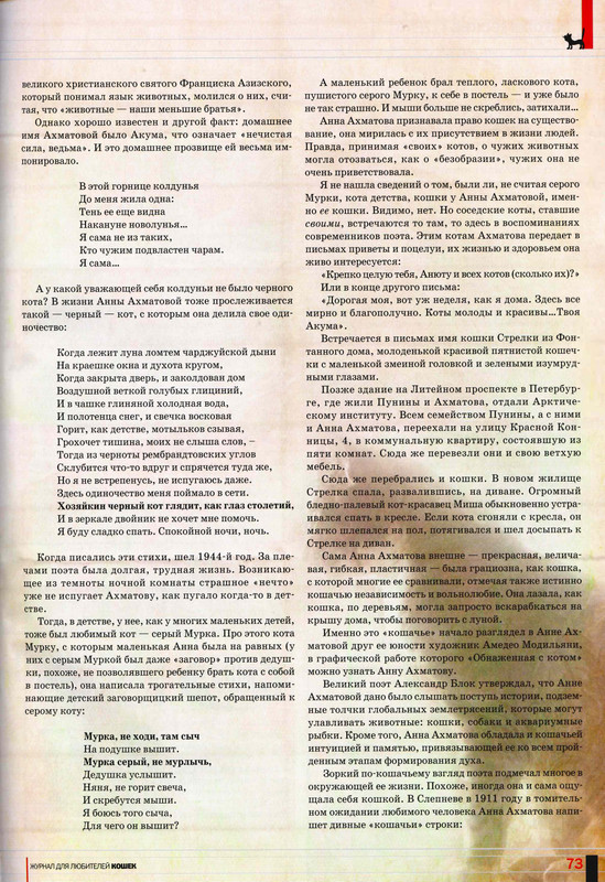 Друг кошек № 12 2010-73