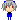 an animation of Kaworu Nagisa in a blue plugsuit smiling and holding out his hands
