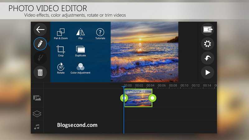 Gambaran dari aplikasi PowerDirector di Android