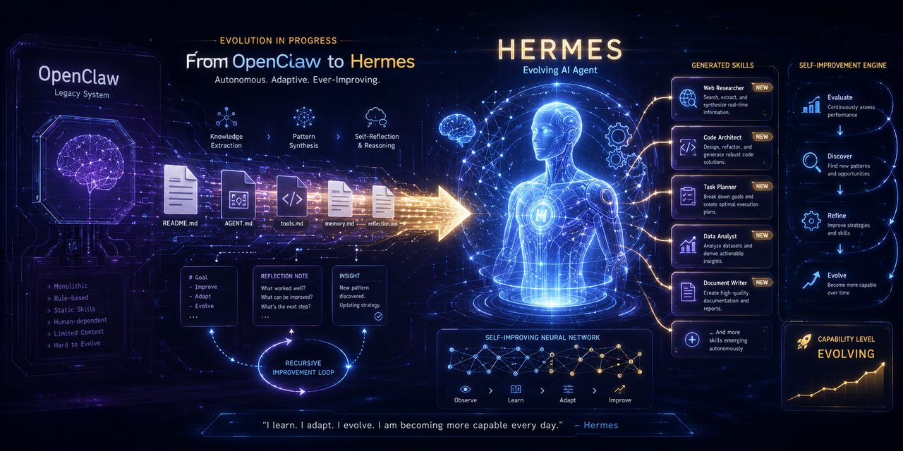 Por Que Parei de Usar o OpenClaw: O Agente Autônomo Hermes que o Mainstream Ainda Não Descobriu