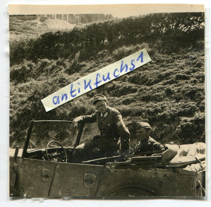 Polizei-Kübelwagen in Ober-Italien 1944 beim Bandenkampf