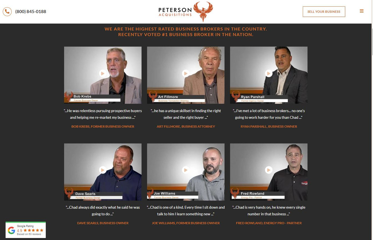 PACQ site - testimonials