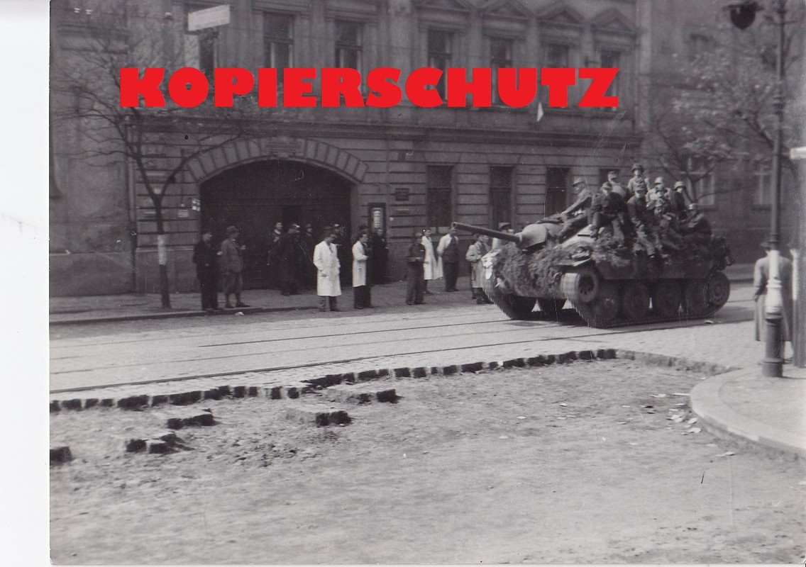 Prag Aufstand Mai 1945 Pražské povstání Jagdpanz