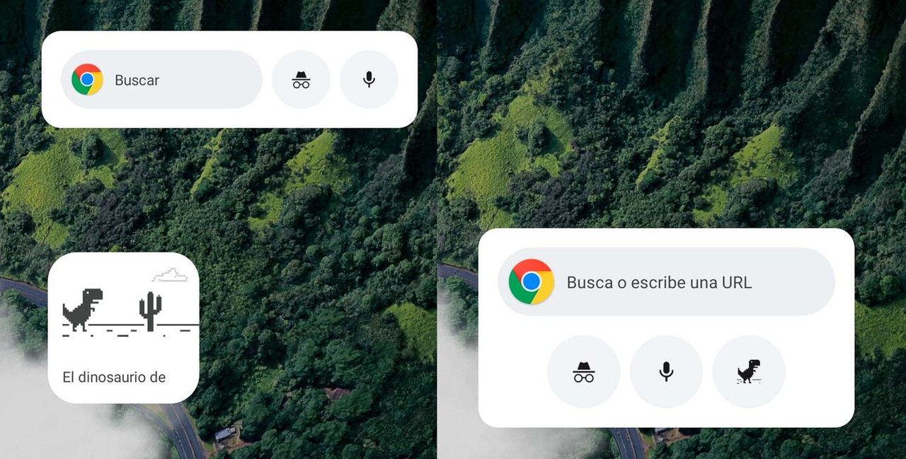 Google Chrome: Así puedes instalar el widget del dinosaurio