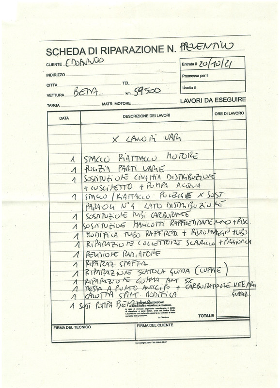 Lavori Lancia Beta Officina Zinni (1)