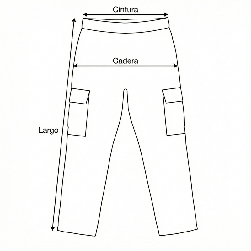 Guía medidas pantalón