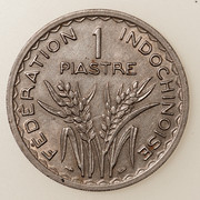 1 piastra Indochina. Federación Francesa. 1947 PAS5076