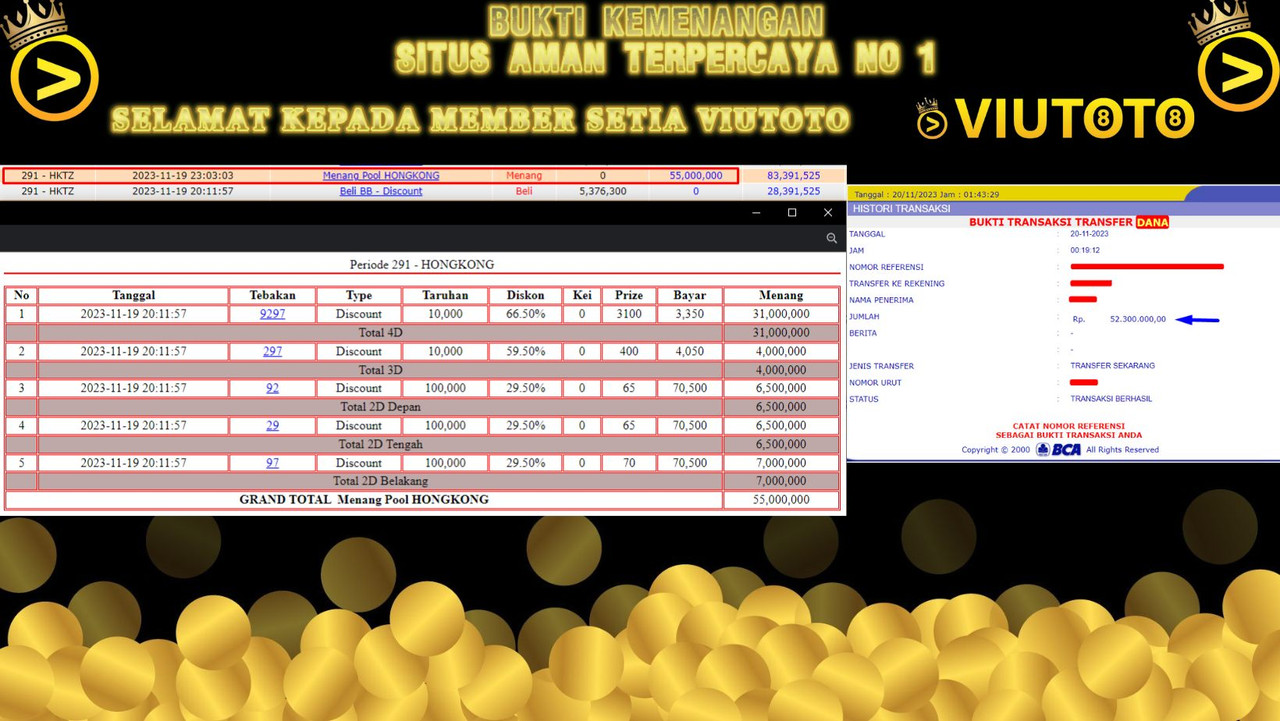 Bukti JP slot hari ini