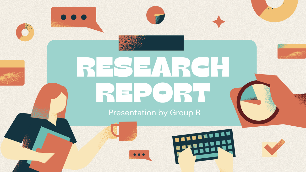 Cream and Beige Illustrative Research Report Presentation