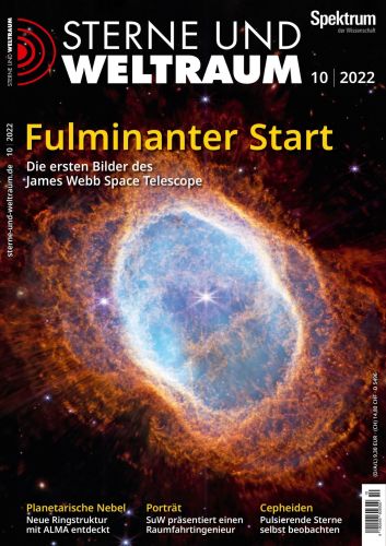 Cover: Sterne und Weltraum Magazin Oktober No 10 2022