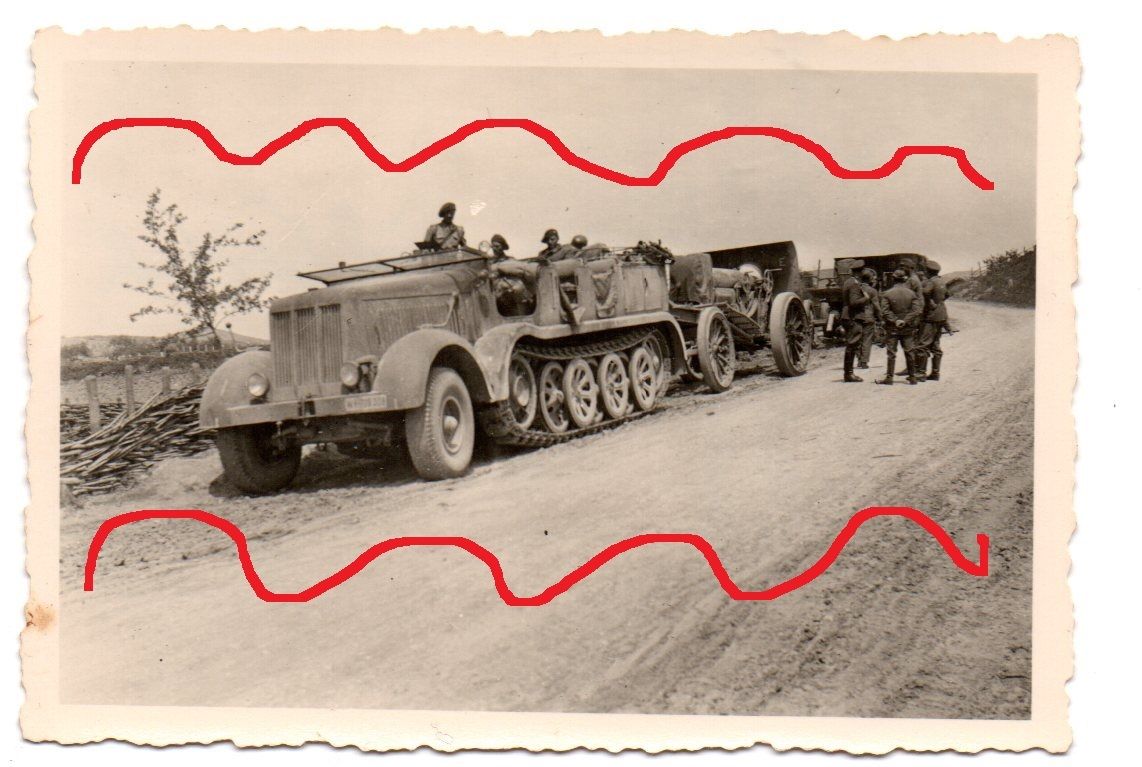 Halbkette Sd.Kfz 6 rumänische Soldaten Kertsch F
