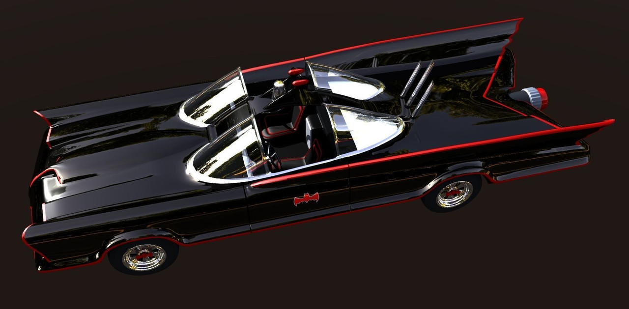 1960s Batmobile 3D model