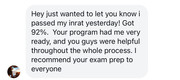 Student Testimonial