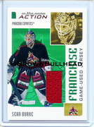 2003-04 ITG Action Jerseys #M-263 [Sean Burke] [Phoenix Coyotes] [Franchise] [~100] [swatch=purple] 