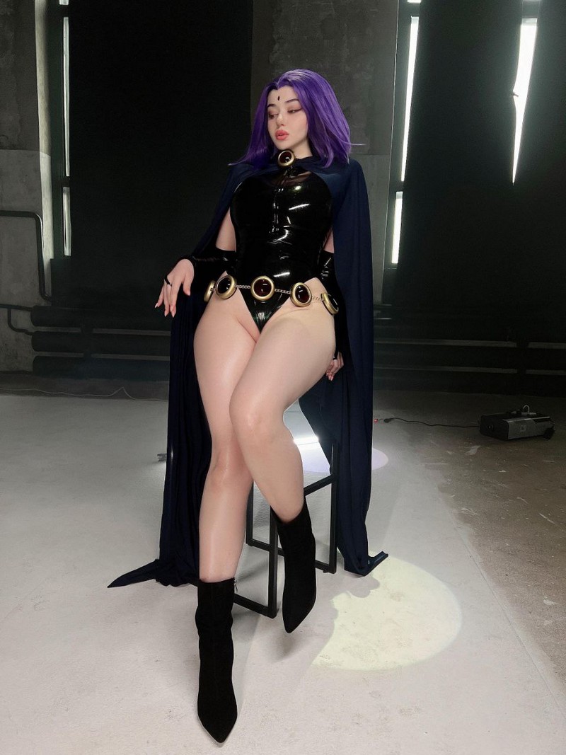 Alina Becker Raven Cosplay DC 角色高清写真图集【51P-35.3M】插图2