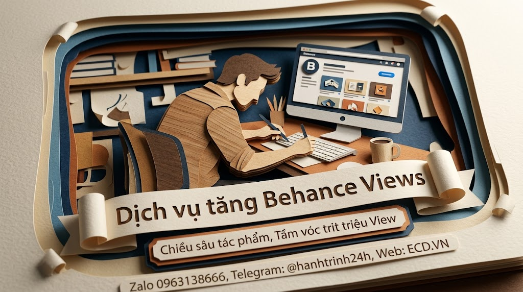 tăng behance views 2024 tăng impression