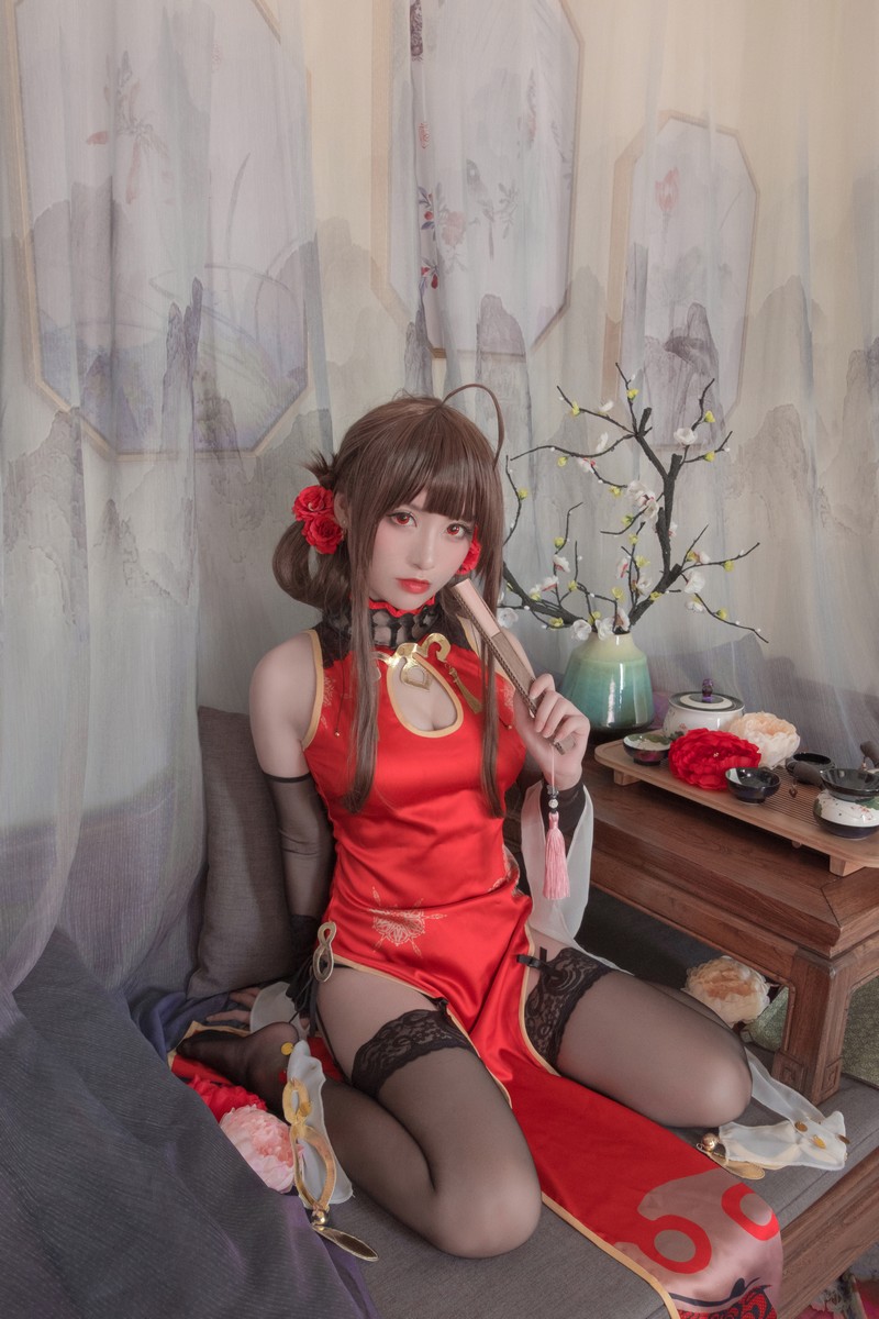 星野Saori DSR-50 红牡丹 Cosplay 少女前线角色写真【10P-136MB】插图