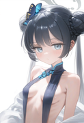 1girl, kisaki, blue archive, {kobayashi ritz}, {{reoen}}, [[liduke]], slingshot  s-3706756883
