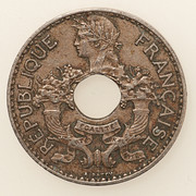 5 céntimos de piastra de Indochina 1939 PAS4989
