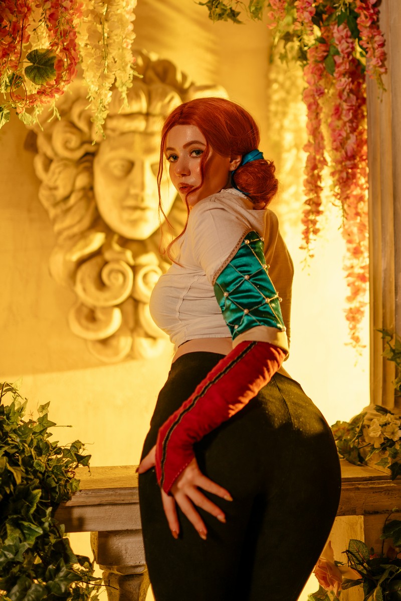 Alina Becker 特莉丝 Triss Merigold Cosplay 巫师系列高清写真【37P-150M】插图5