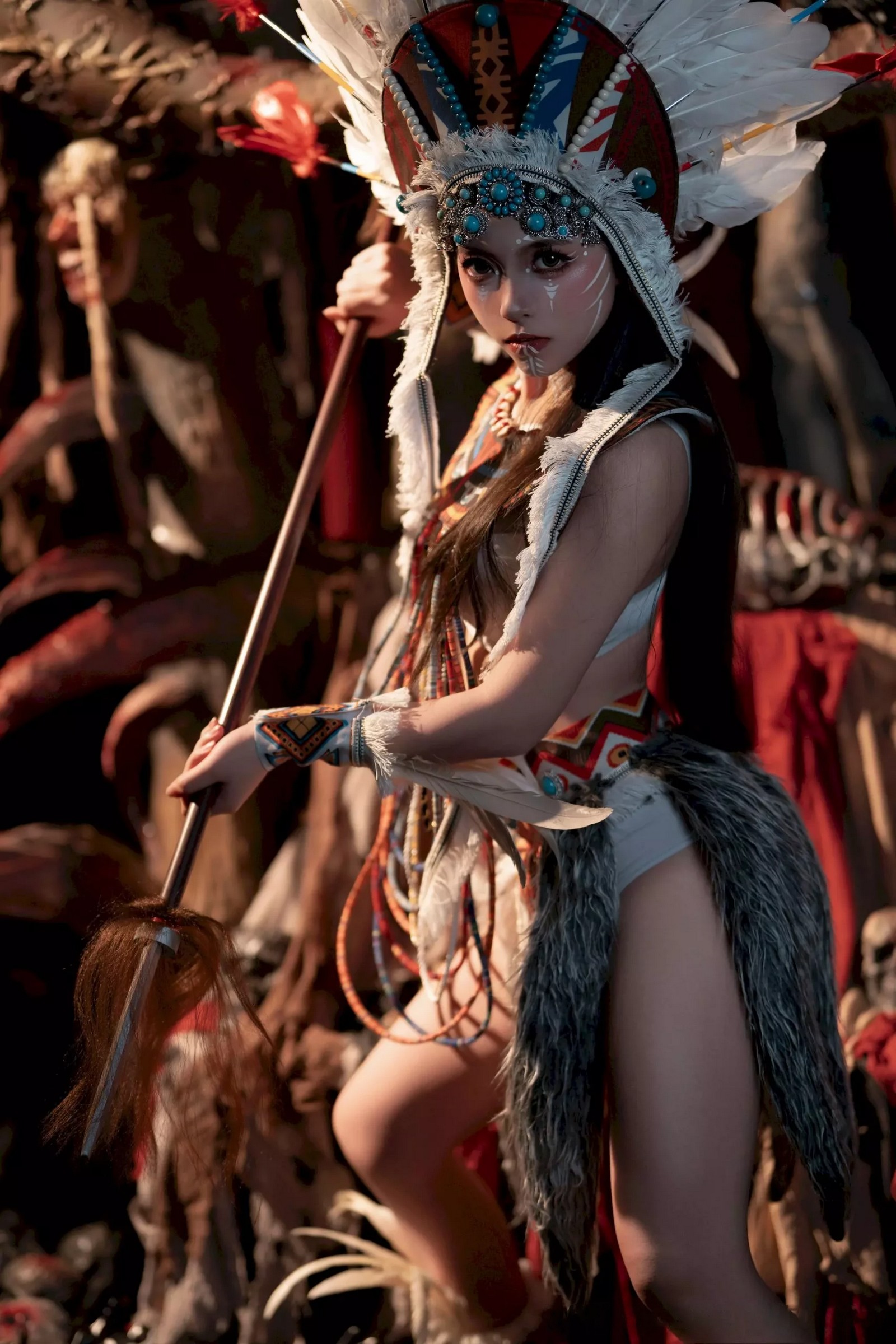 Bangni邦尼 – 印第安（紫舞龙）Cosplay 写真集（99P-355.3MB）插图8
