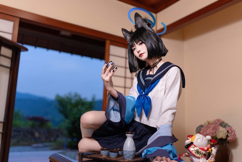 艾西Aiwest 桐生桔梗Cosplay写真图集 高清美图合集 48P (296.8M)插图5