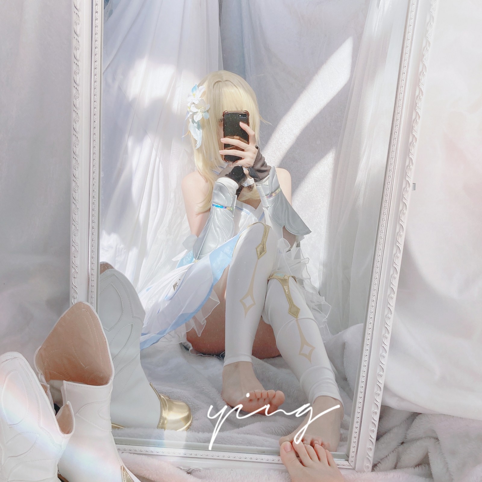 Seele麦麦荧纯白物语 Cosplay｜原神主题高清写真集（145P-445MB）插图3