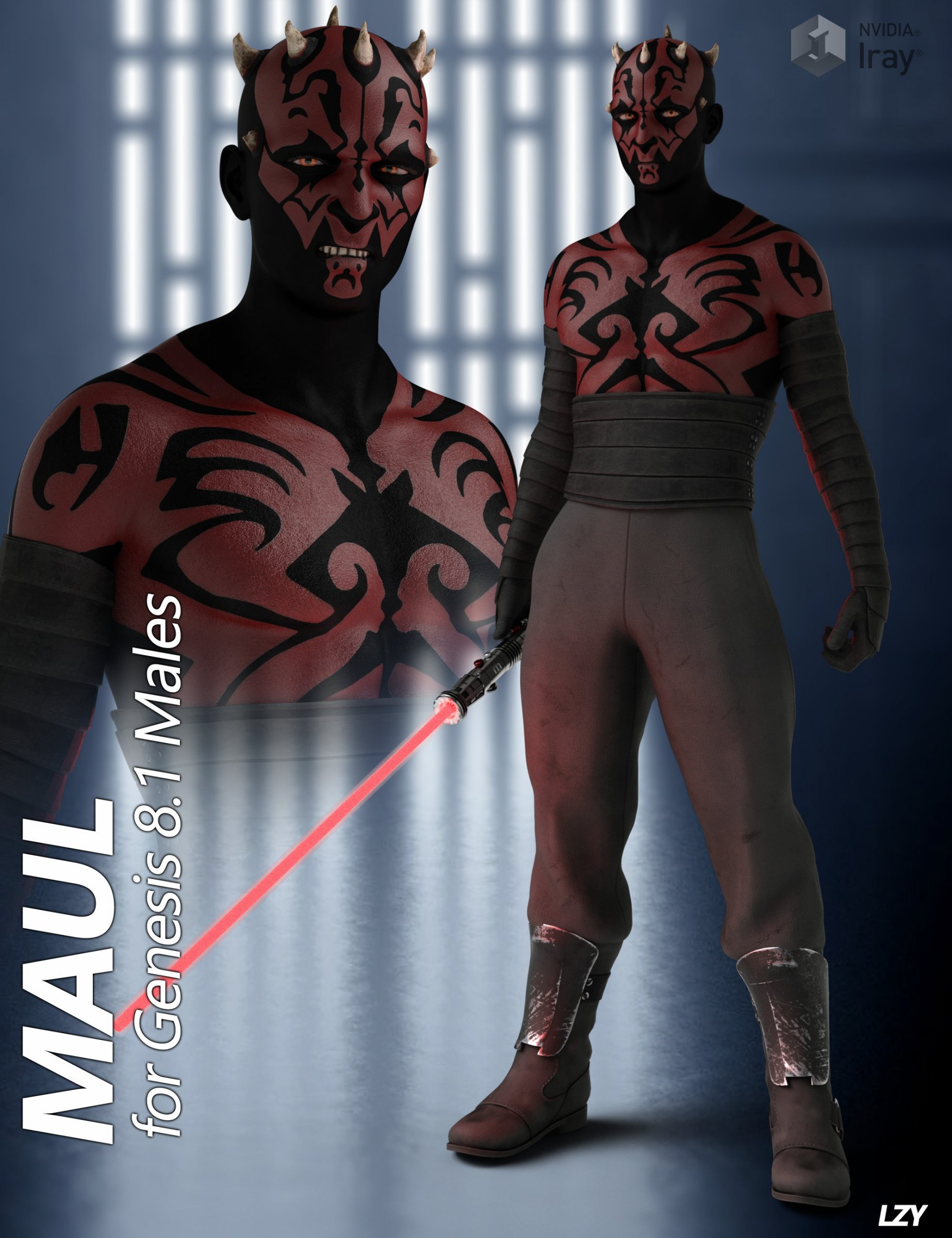 maul for genesis 8 males 01