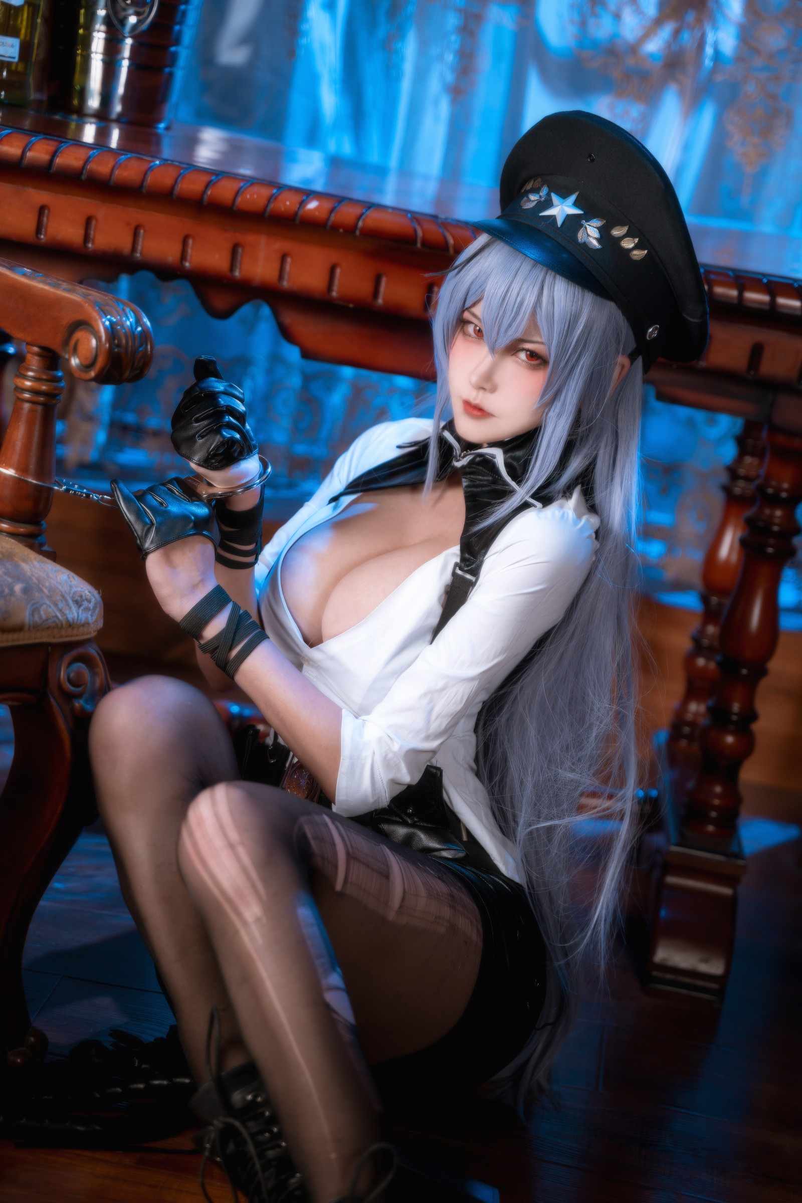 Seya-狮砸 – 碧蓝航线 甘古特·坚定的执行者 Cos 高清写真（12P-119MB）插图9