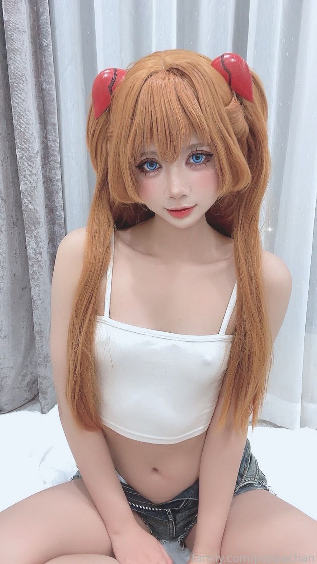 PoppaChan Asuka Cosplay (Evangelion) – 33 Photos 7MB插图4