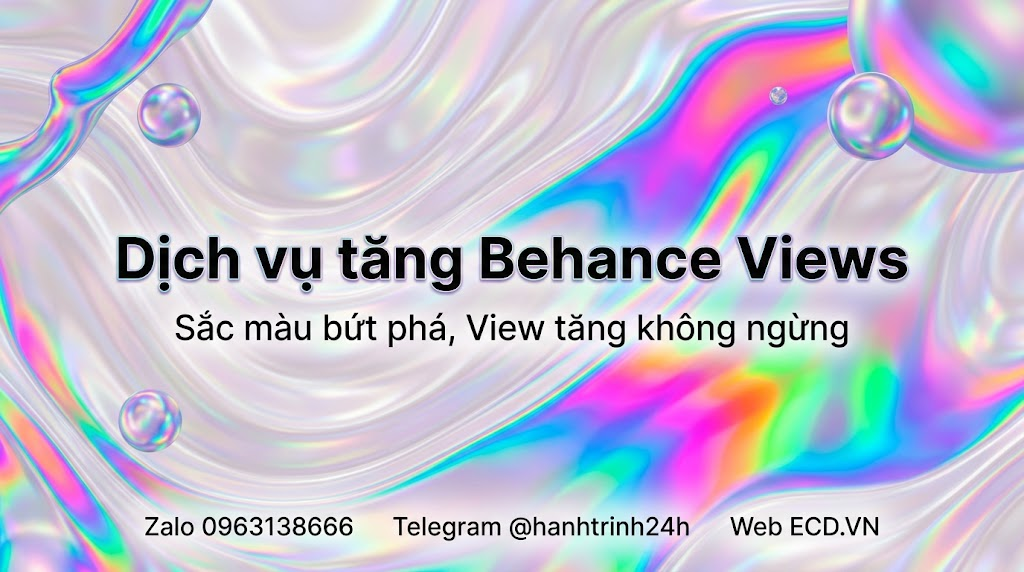 tăng behance views nhanh cho project